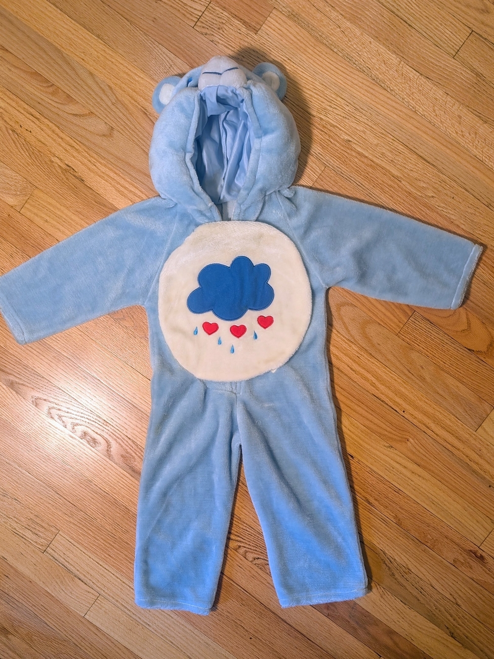🐻 Vintage 2004 Care Bears Grumpy Bear Plush Costume Toddler 2-4 Y2K Halloween